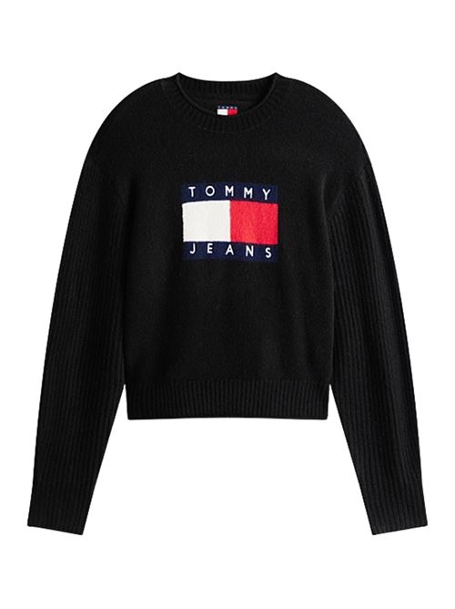 Maglione con bandiera in misto lana Tommy Jeans | DW0DW21782HEV